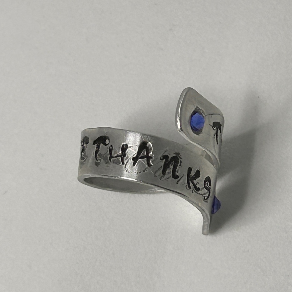 NEW Handmade Silver Ring with Swarovski crystals
